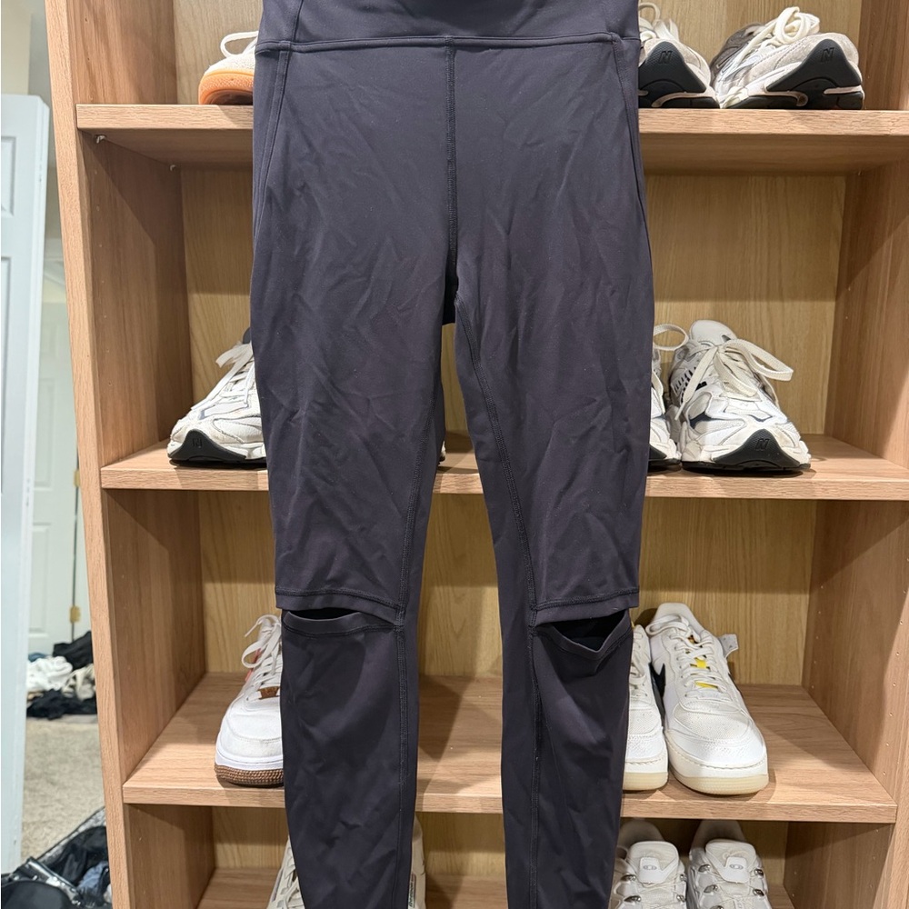 Lululemon Leggings with Knee Cutouts